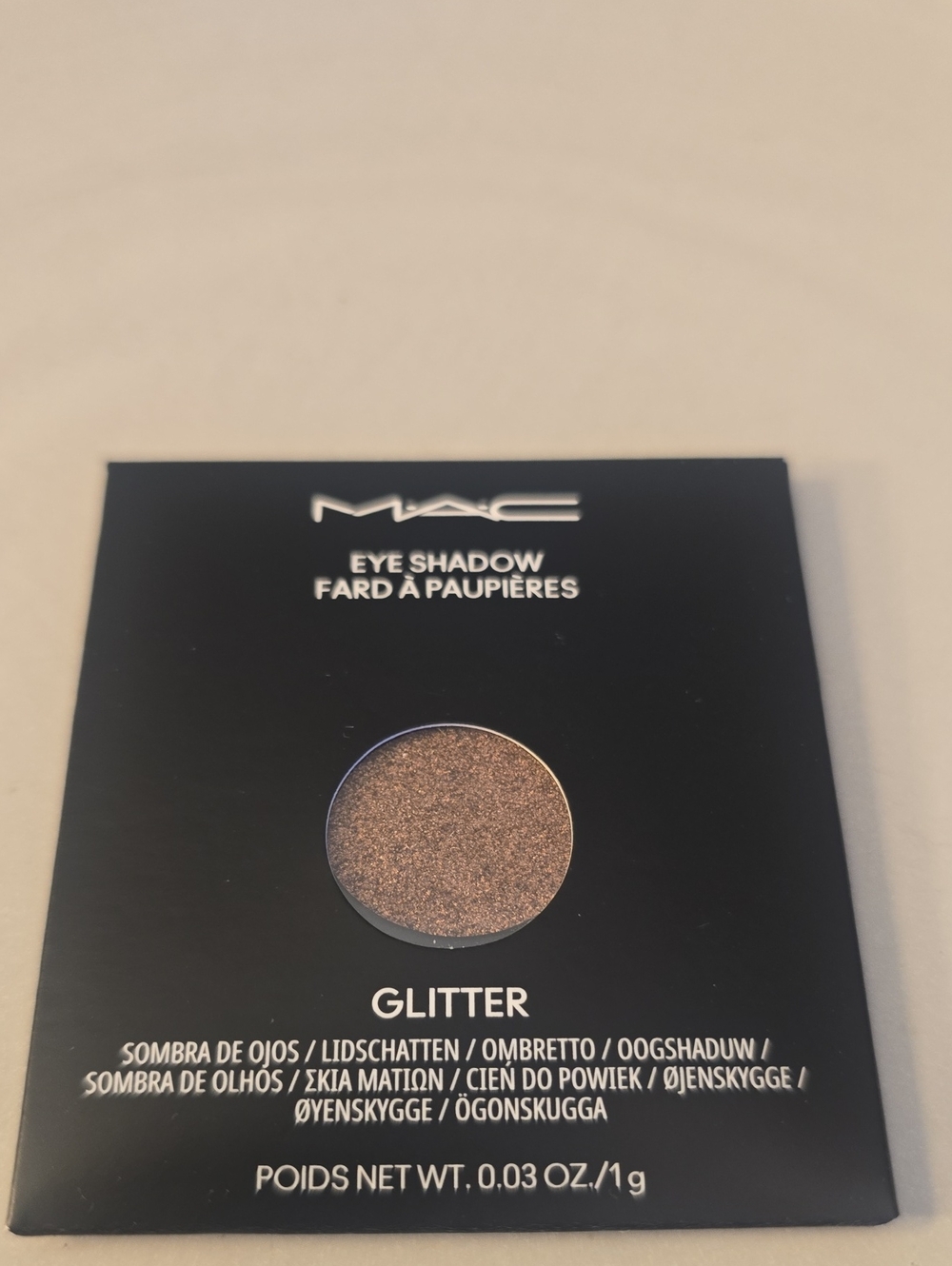 MAC Cosmetics Glitter Eyeshadow - Shimmery Brown 12 Hour Wear
